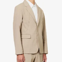 Snow Peak Air Comfort Single-breasted Regular-fit Woven Blazer -Default Template 4 R04159201 BEIGE ALT02