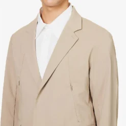 Snow Peak Air Comfort Single-breasted Regular-fit Woven Blazer -Default Template 4 R04159201 BEIGE ALT04