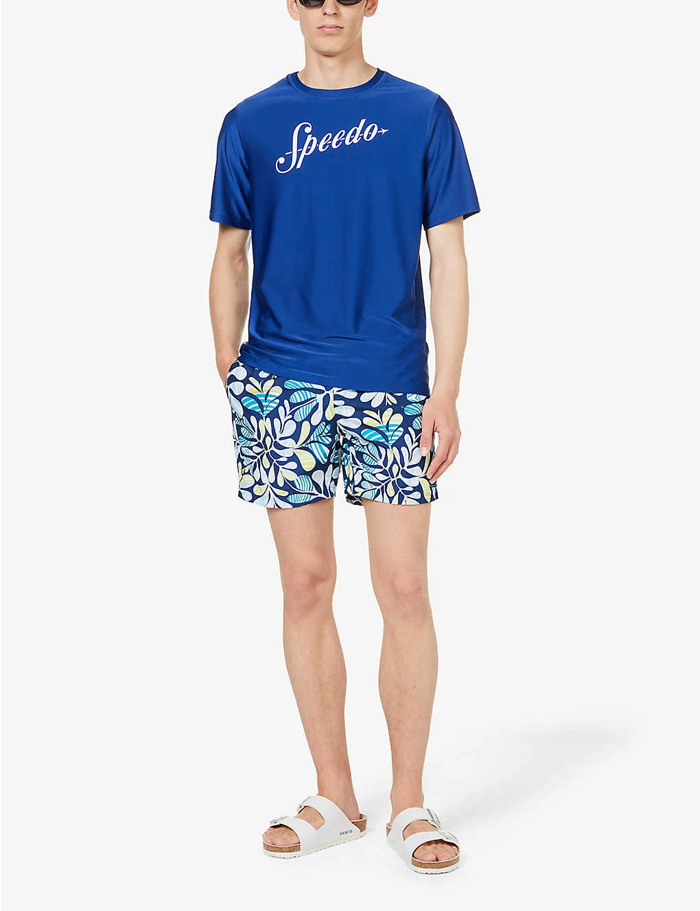 Speedo Watershort 40cm Abstract-print Recycled-polyester Swim Shorts 2 Speedo Watershort 40cm Abstract-print Recycled-polyester Swim Shorts - Image 2