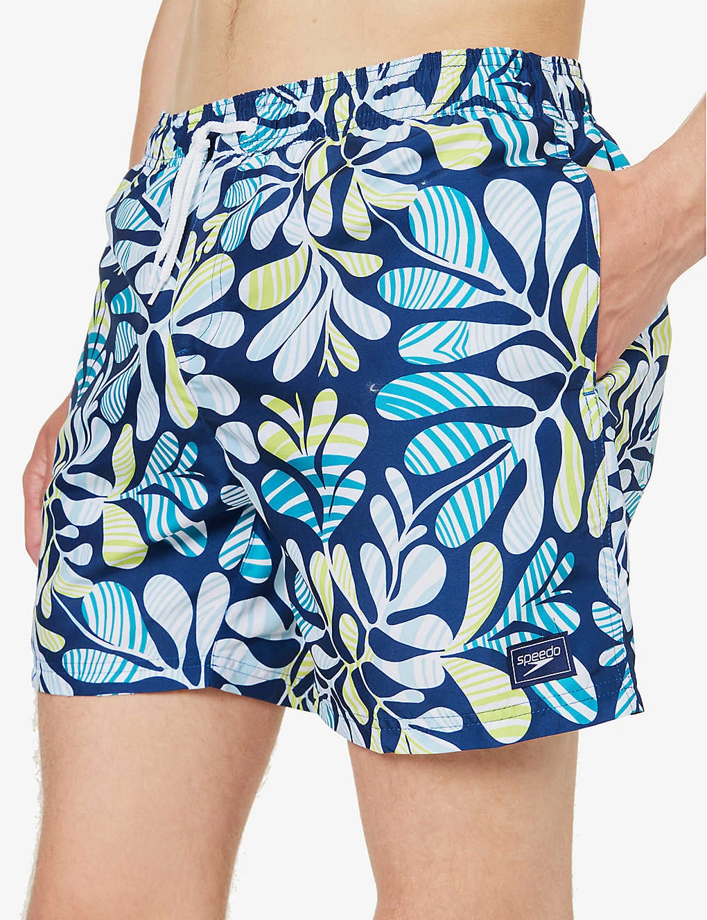 Speedo Watershort 40cm Abstract-print Recycled-polyester Swim Shorts 5 Speedo Watershort 40cm Abstract-print Recycled-polyester Swim Shorts - Image 5