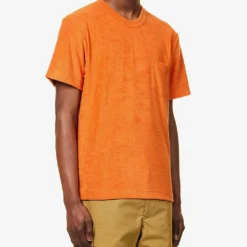 Towel-texture Patch-pocket Cotton-blend T-shirt 7 Towel-texture Patch-pocket Cotton-blend T-shirt -Default Template 4 R04164476 TANGERINEDREAM ALT02