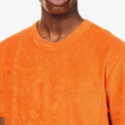 Towel-texture Patch-pocket Cotton-blend T-shirt 9 Towel-texture Patch-pocket Cotton-blend T-shirt -Default Template 4 R04164476 TANGERINEDREAM ALT04