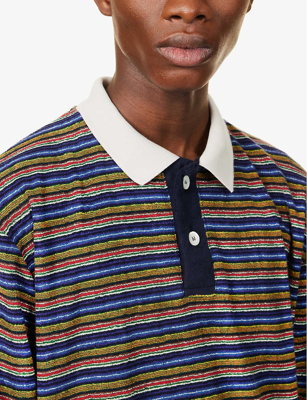 Stardust Striped-pattern Cotton-blend Rugby Shirt 5 Stardust Striped-pattern Cotton-blend Rugby Shirt - Image 5