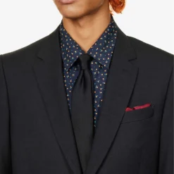 PAUL SMITH Soho-fit Wool Travel Suit -Default Template 4 R04165087 SLATE ALT04