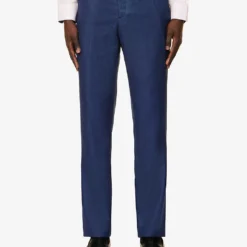 PAUL SMITH Dot Single-breasted Regular-fit Wool Suit -Default Template 4 R04165089 INKYBLUE ALT04