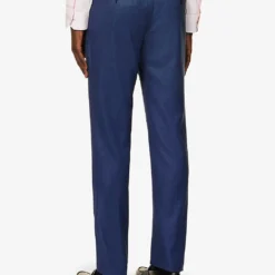 PAUL SMITH Dot Single-breasted Regular-fit Wool Suit -Default Template 4 R04165089 INKYBLUE ALT05