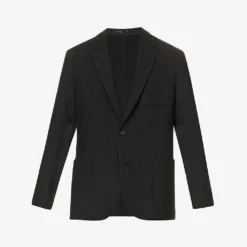 PAUL SMITH Single-breasted Notched-lapel Regular-fit Wool Blazer