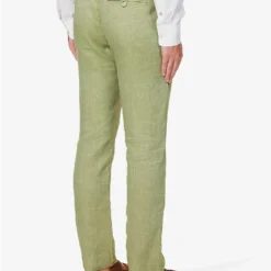 Oscar Drawstring-waistband Straight-leg Regular-fit Linen And Cotton-blend Trousers 8 Oscar Drawstring-waistband Straight-leg Regular-fit Linen And Cotton-blend Trousers -Default Template 4 R04167466 LIGHTCELADONGREEN ALT03