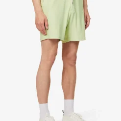 Terry-toweling Texture Cotton-blend Shorts -Default Template 4 R04167481 COTTONGREEN ALT02