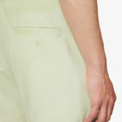 Terry-toweling Texture Cotton-blend Shorts -Default Template 4 R04167481 COTTONGREEN ALT05