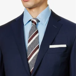 CORNELIANI Super 130s Single-breasted Regular-fit Wool Suit -Default Template 4 R04170932 BLUE ALT04
