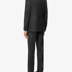 CORNELIANI Super 130s Single-breasted Slim-fit Wool Suit -Default Template 4 R04170933 MIDGREY ALT03