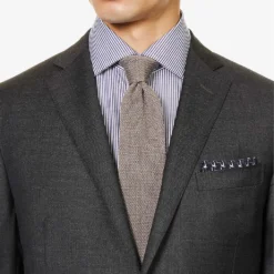 CORNELIANI Super 130s Single-breasted Slim-fit Wool Suit -Default Template 4 R04170933 MIDGREY ALT04