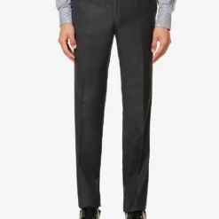 CORNELIANI Super 130s Single-breasted Slim-fit Wool Suit -Default Template 4 R04170933 MIDGREY ALT06