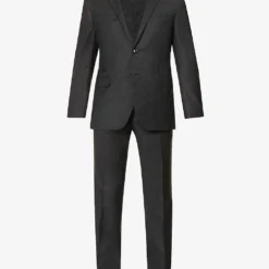 CORNELIANI Super 130s Single-breasted Slim-fit Wool Suit