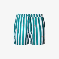 Bjorn Borg Print Striped Swim Shorts