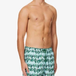 Bjorn Borg Print Graphic-pattern Elasticated Waistband Regular-fit Swim Shorts -Default Template 4 R04172924 SKYBLUEGREEN ALT02