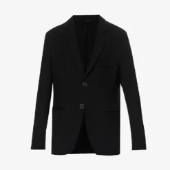 Giorgio Armani Single-breasted Notched-lapel Wool-blend Jacket