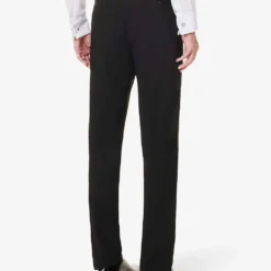 Giorgio Armani Regular-fit Single-breasted Wool Suit 13 Giorgio Armani Regular-fit Single-breasted Wool Suit -Default Template 4 R04173389 BLACK ALT05