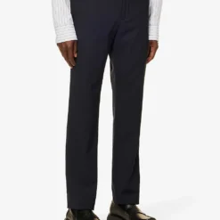 Giorgio Armani Double-breasted Patch-pocket Regular-fit Wool Suit 14 Giorgio Armani Double-breasted Patch-pocket Regular-fit Wool Suit -Default Template 4 R04173390 NAVY ALT06