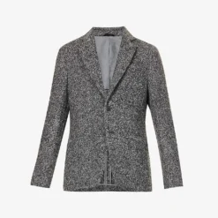 Giorgio Armani Single-breasted Notched-lapel Woven Jacket