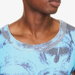 All-over Print Ribbed Relaxed-fit Woven Tank Top 9 All-over Print Ribbed Relaxed-fit Woven Tank Top -Default Template 4 R04173411 FACES ALT04