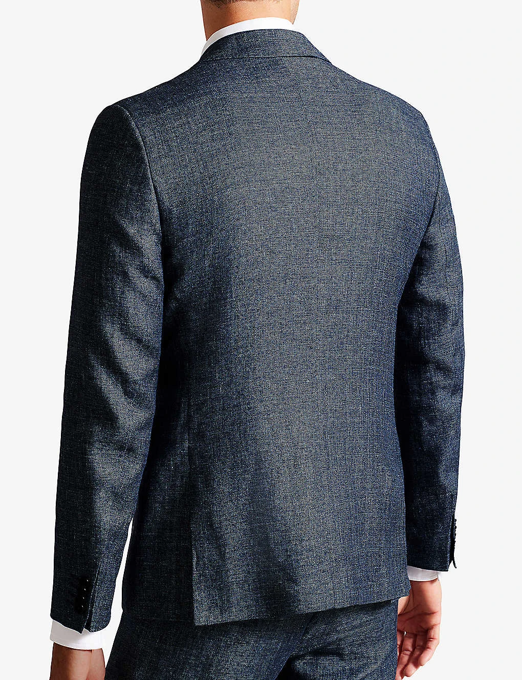 Ted Baker Tyrusj Slim-fit Single-breasted Linen And Wool-blend Suit Jacket 3 Ted Baker Tyrusj Slim-fit Single-breasted Linen And Wool-blend Suit Jacket - Image 3