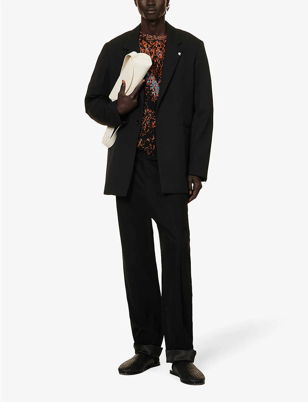 Jil Sander Hook-embellished Single-breasted Relaxed-fit Wool Jacket 2 Jil Sander Hook-embellished Single-breasted Relaxed-fit Wool Jacket - Image 2