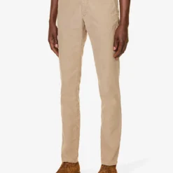 Belt-loop Slip-pocket Straight-leg Regular-fit Stretch-cotton Trousers 7 Belt-loop Slip-pocket Straight-leg Regular-fit Stretch-cotton Trousers -Default Template 4 R04179732 LIGHTGREY ALT02