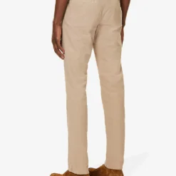 Belt-loop Slip-pocket Straight-leg Regular-fit Stretch-cotton Trousers 8 Belt-loop Slip-pocket Straight-leg Regular-fit Stretch-cotton Trousers -Default Template 4 R04179732 LIGHTGREY ALT03