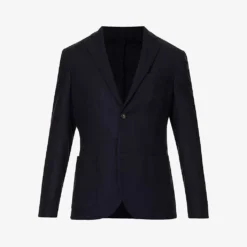 Single-breasted Regular-fit Wool And Cashmere-blend Jacket