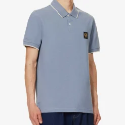 BELSTAFF Logo-patch Regular-fit Cotton-piqué Polo Shirt 7 BELSTAFF Logo-patch Regular-fit Cotton-piqué Polo Shirt -Default Template 4 R04180839 BLUEFLINT ALT02