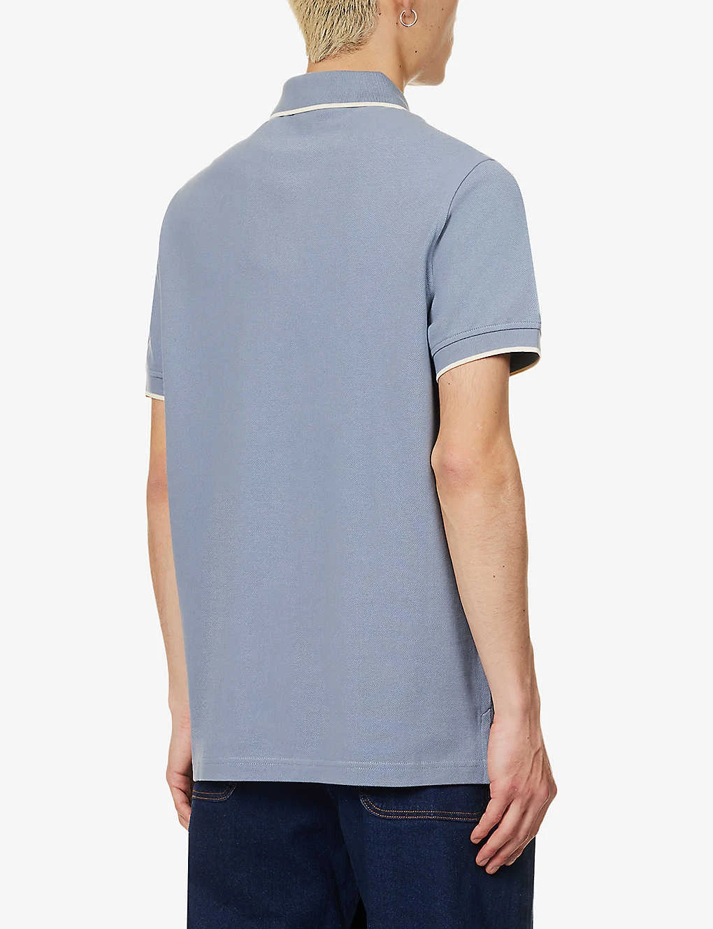 BELSTAFF Logo-patch Regular-fit Cotton-piqué Polo Shirt 4 BELSTAFF Logo-patch Regular-fit Cotton-piqué Polo Shirt - Image 4