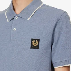 BELSTAFF Logo-patch Regular-fit Cotton-piqué Polo Shirt 9 BELSTAFF Logo-patch Regular-fit Cotton-piqué Polo Shirt -Default Template 4 R04180839 BLUEFLINT ALT04