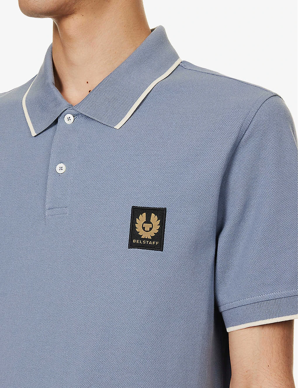 BELSTAFF Logo-patch Regular-fit Cotton-piqué Polo Shirt 5 BELSTAFF Logo-patch Regular-fit Cotton-piqué Polo Shirt - Image 5