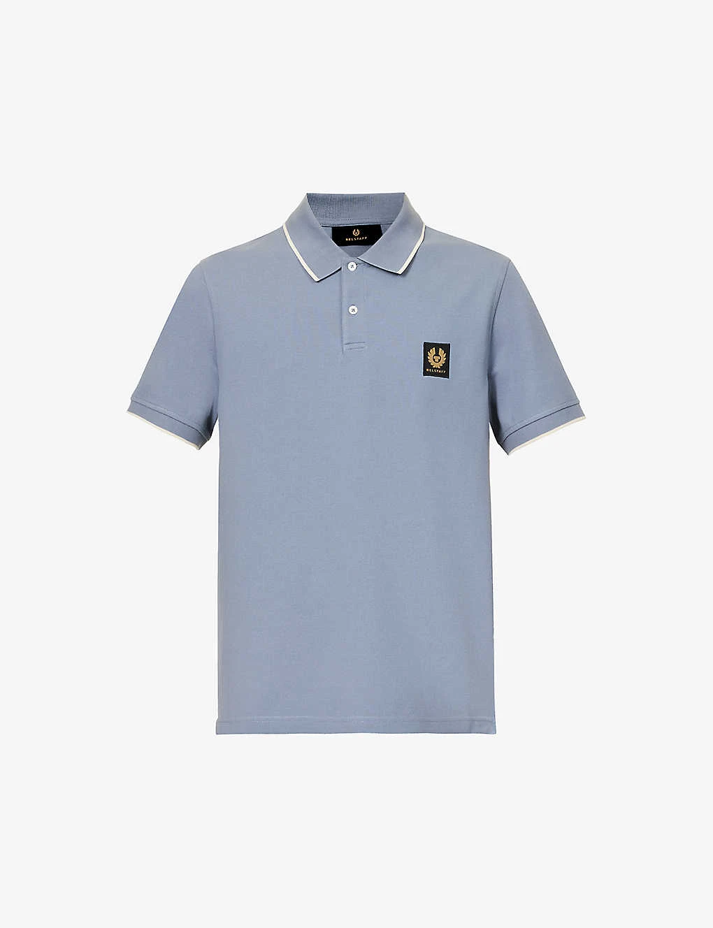 BELSTAFF Logo-patch Regular-fit Cotton-piqué Polo Shirt 1 BELSTAFF Logo-patch Regular-fit Cotton-piqué Polo Shirt
