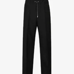 OAMC Base Drawstring-waistband Straight-leg Woven Trousers