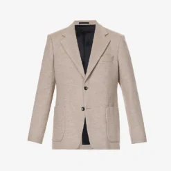 Lanvin Welt-pocket Notched-lapel Regular-fit Wool Jacket