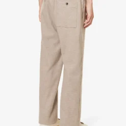 Lanvin La Elastic Belt Trousers 8 Lanvin La Elastic Belt Trousers -Default Template 4 R04182740 BEIGE ALT03