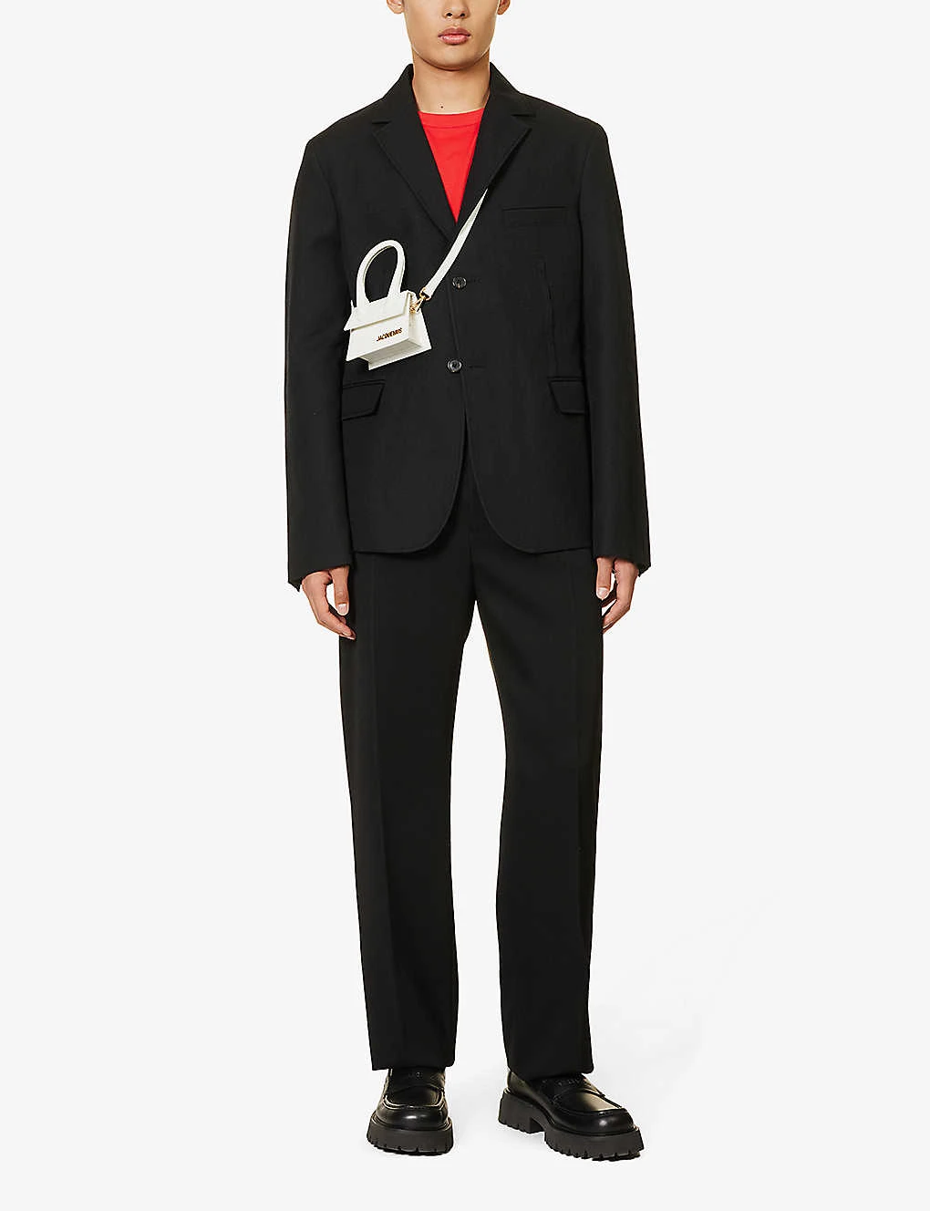 Jacquemus La Veste Disgreghi Raw-edge Regular-fit Wool Blazer 2 Jacquemus La Veste Disgreghi Raw-edge Regular-fit Wool Blazer - Image 2