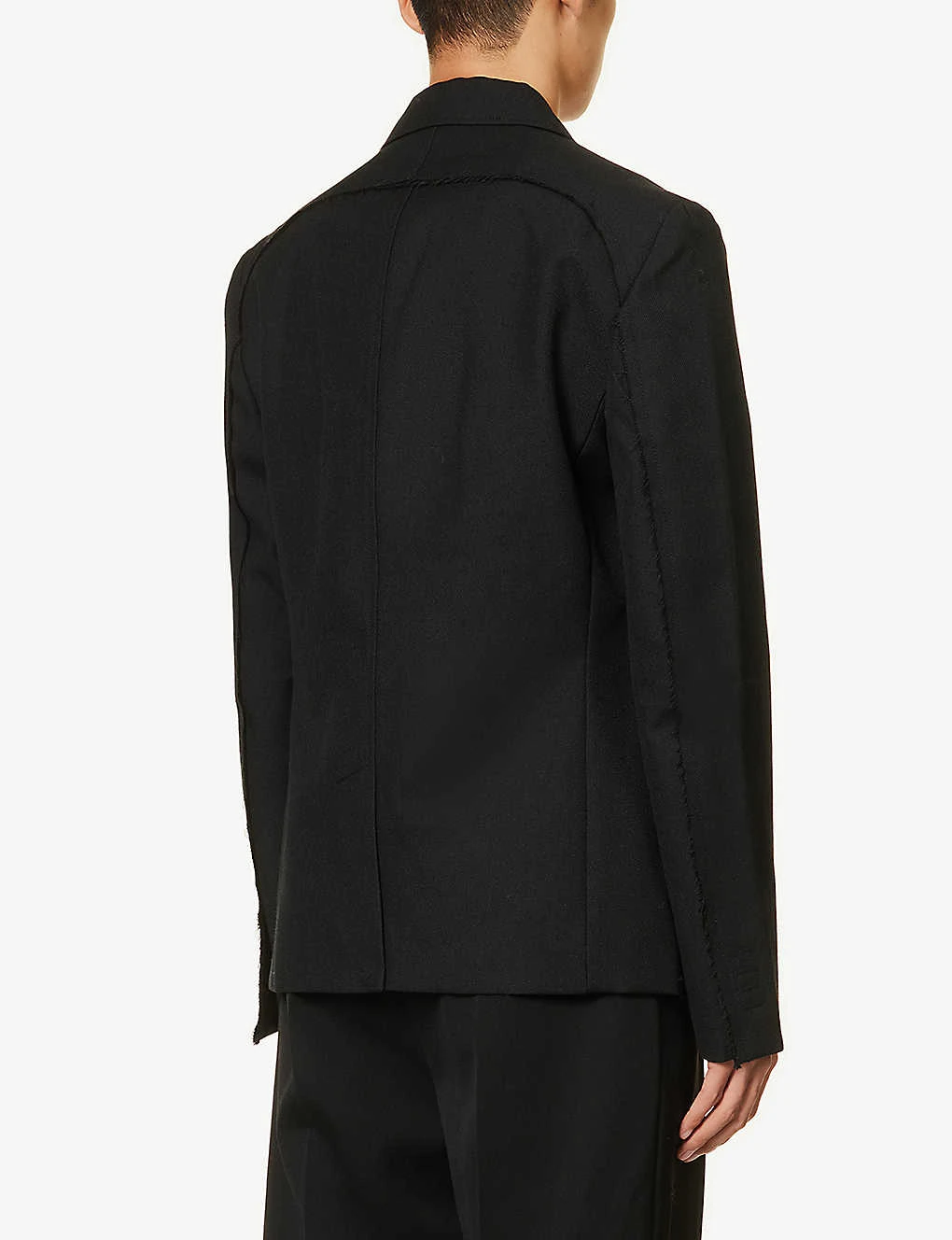 Jacquemus La Veste Disgreghi Raw-edge Regular-fit Wool Blazer 4 Jacquemus La Veste Disgreghi Raw-edge Regular-fit Wool Blazer - Image 4