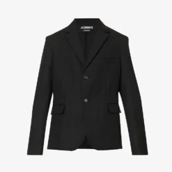 Jacquemus La Veste Disgreghi Raw-edge Regular-fit Wool Blazer
