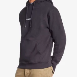 THE KOOPLES Logo-embroidered Relaxed-fit Cotton Hoody -Default Template 4 R04186176 BLACK ALT04