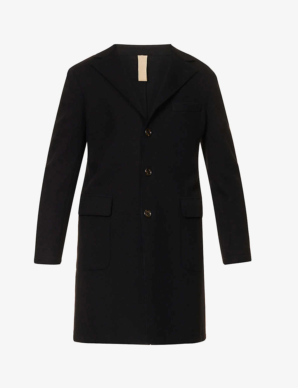 ELEVENTY Single-breasted Notched-lapel Regular-fit Wool-blend Jacket 1 ELEVENTY Single-breasted Notched-lapel Regular-fit Wool-blend Jacket