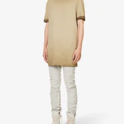 Classic Crewneck Cotton-jersey T-shirt 7 Classic Crewneck Cotton-jersey T-shirt -Default Template 4 R04187928 GREEN ALT02