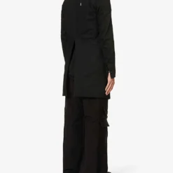 Stand-collar Regular-fit Cotton-blend Jacket -Default Template 4 R04187933 BLACK ALT03