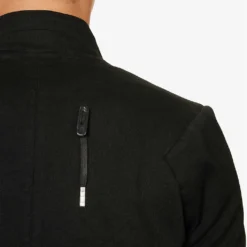 Stand-collar Regular-fit Cotton-blend Jacket -Default Template 4 R04187933 BLACK ALT04