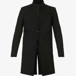 Stand-collar Regular-fit Cotton-blend Jacket