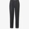 Jil Sander Elasticated-waist Tapered-leg Virgin-wool Trousers