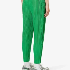 Drop-crotch Tapered-leg Mid-rise Knitted Trousers -Default Template 4 R04194080 BLACK ALT03